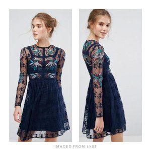 Frock and Frill ▪ Atley Embroidered Skater Dress